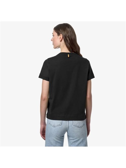 T-shirt da donna emel in cotone K-WAY | K2122UW.USY