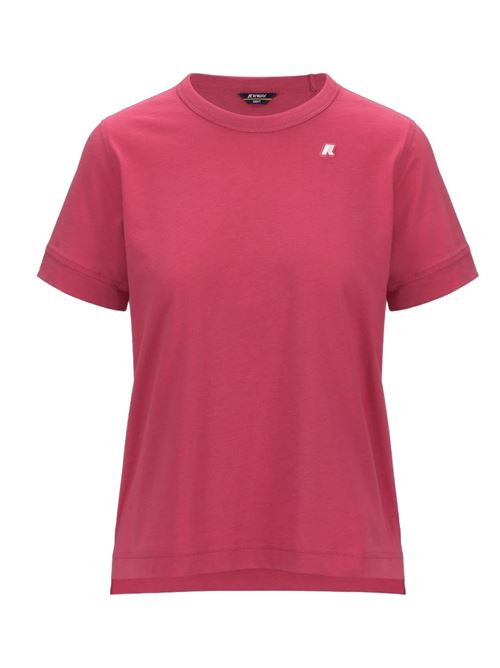 T-shirt da donna emel in cotone K-WAY | K2122UW.XBW