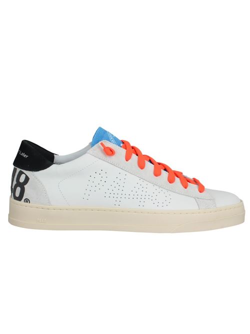 Sneakers basse in pelle P448 | S24JACK-M.WH-NEON