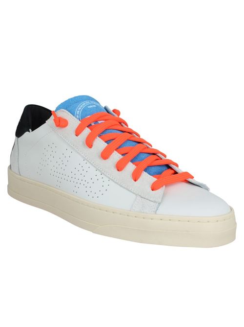 Sneakers basse in pelle P448 | S24JACK-M.WH-NEON