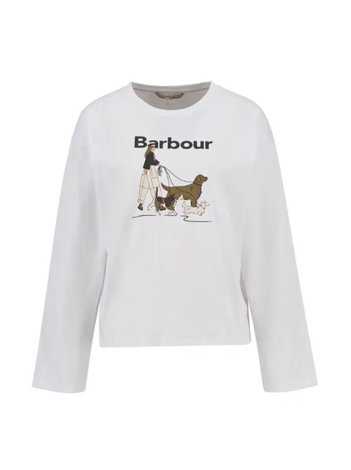 whoodhouse ls t-shirt BARBOUR | LTS0686.WH11