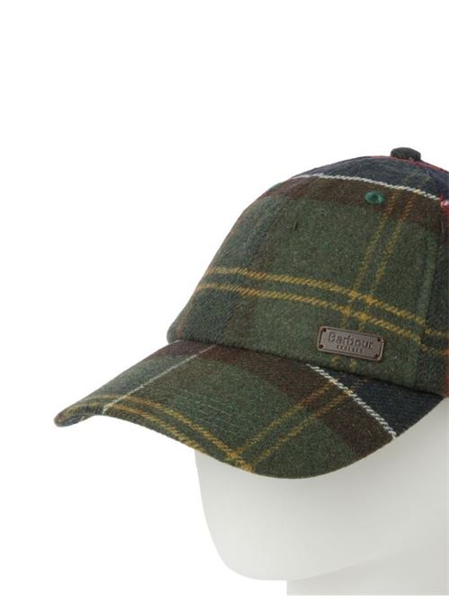 galingale tartan sports cap BARBOUR | MHA0553.TN11