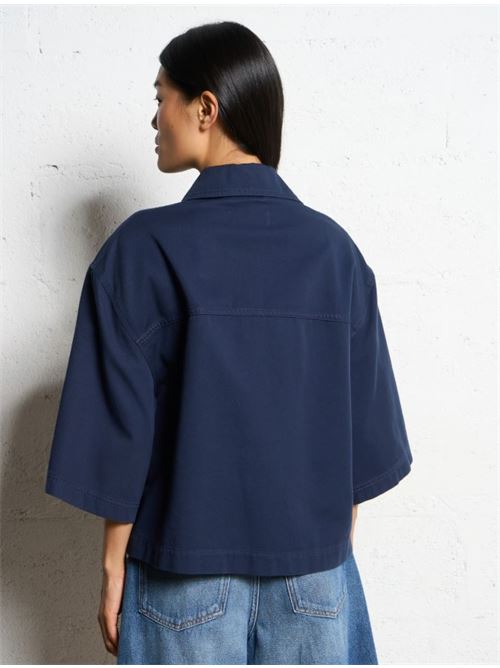 Giacca ampia con motivi ricamati in cotone WEEKEND | 2525046021600.002