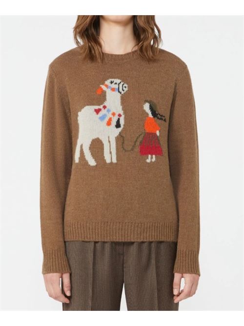 Maglia in alpaca e lana - NOCCIOLA WEEKEND | 2525366292600.005
