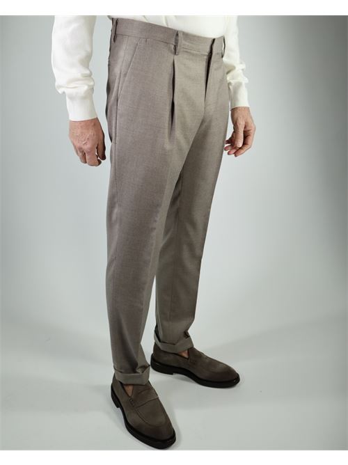 Pantaloni in lana con pinces BRIGLIA | TIBERIOS/424120.00053