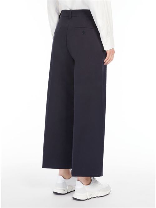 Cropped trousers in cotton satin WEEKEND | 2425136011600.009