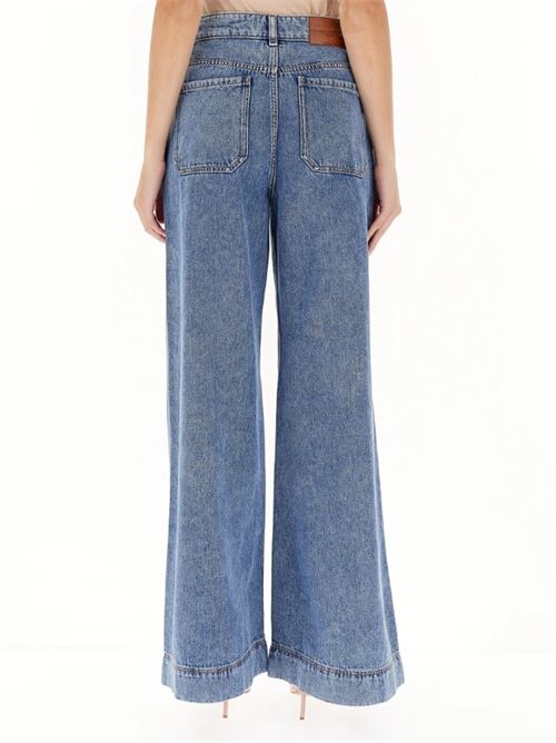 Wide leg jeans in cotton WEEKEND | 2425186022600.013