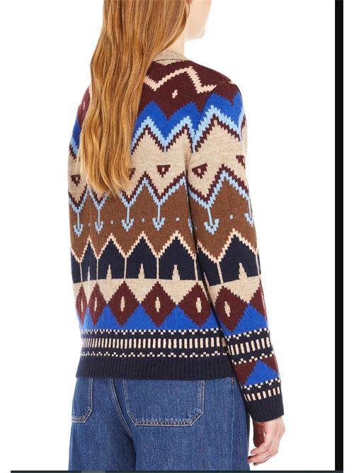 Alpaca jacquar sweater WEEKEND | 2425366232600.004