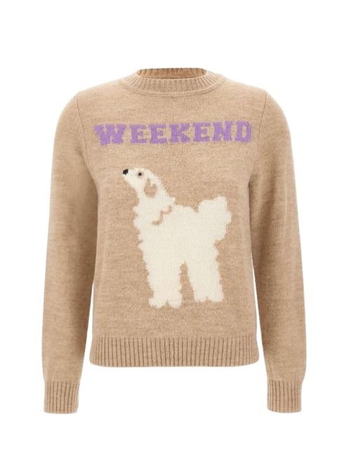 Intarsia sweater in alpaca and wool WEEKEND | 2425366242600.002