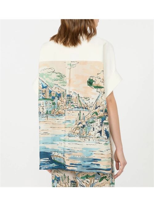 Printed cotton and silk shirt WEEKEND | 2625196011600.001